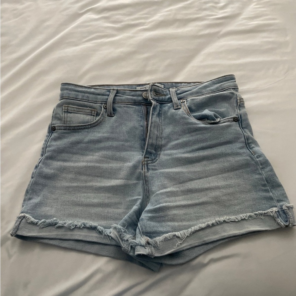 Light Wash Jean Shorts